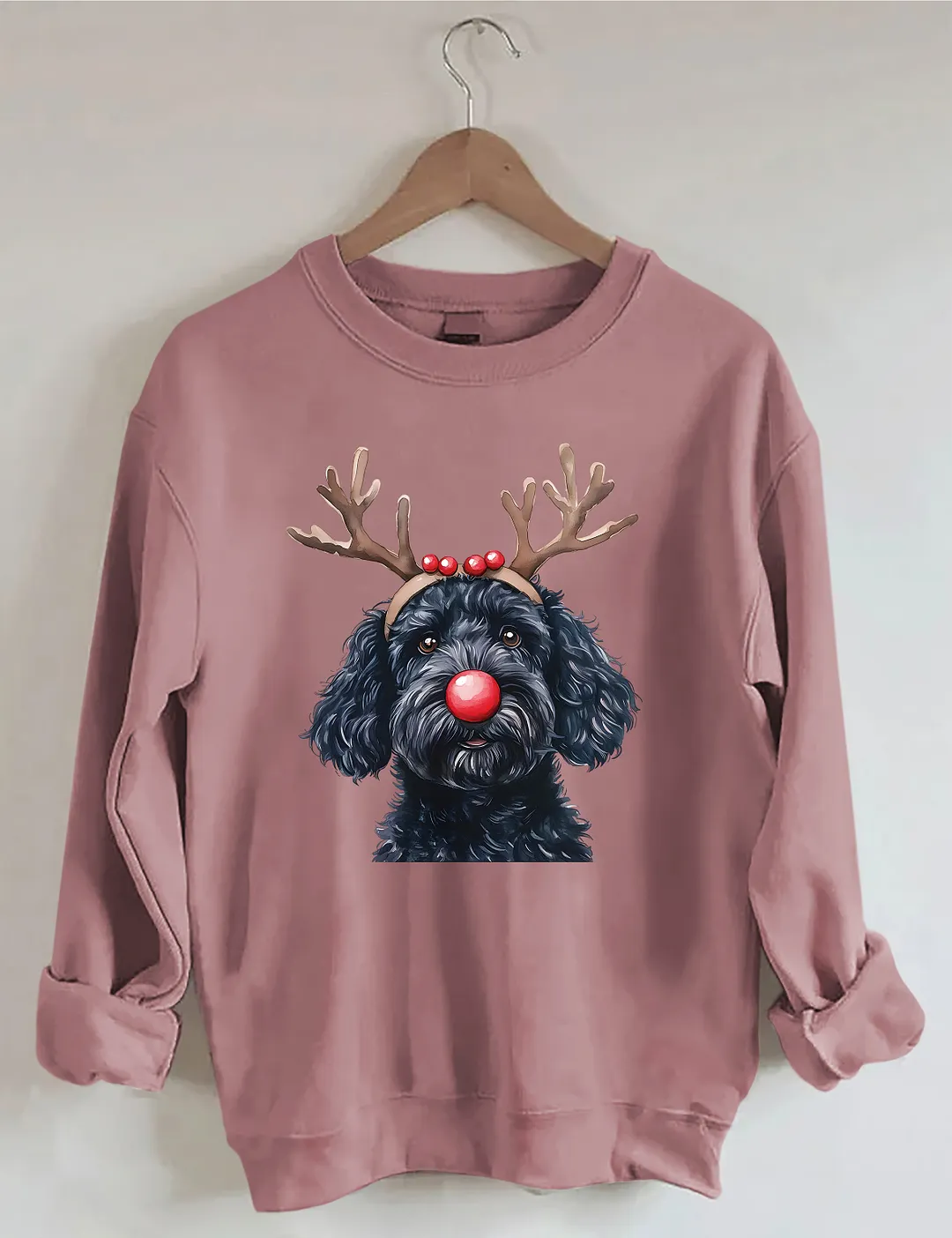 Christmas Black Goldendoodle Sweatshirt