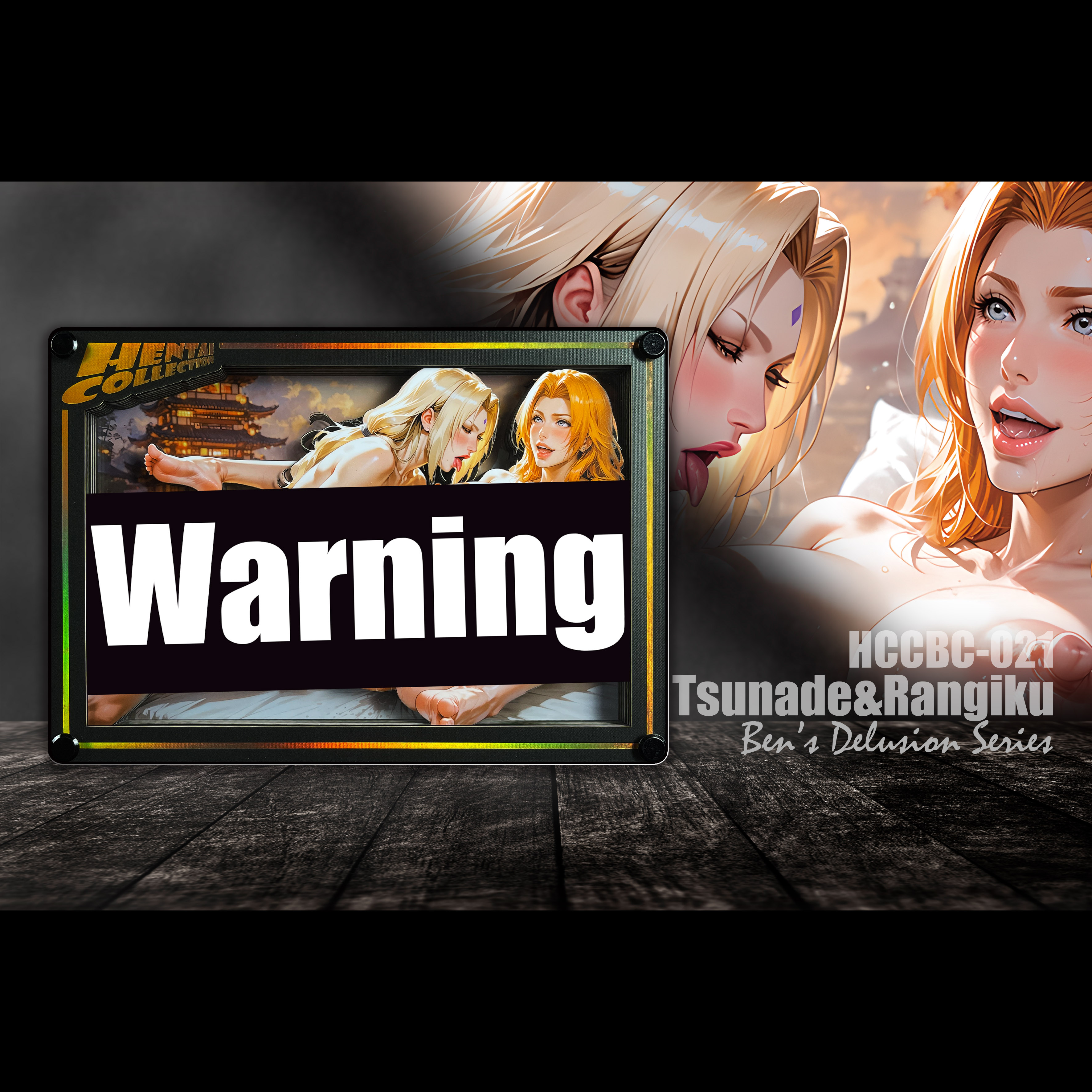 B&W Studio - Ben's Delusion World Series Desktop Decor Card #21 Tsunade X Rangiku-