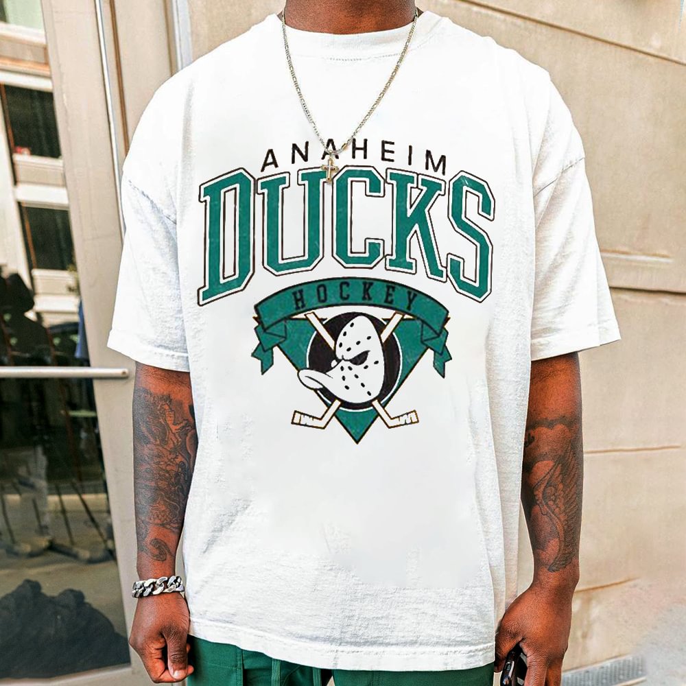 Men's Ducks Print Casual T-Shirt、、URBENIE