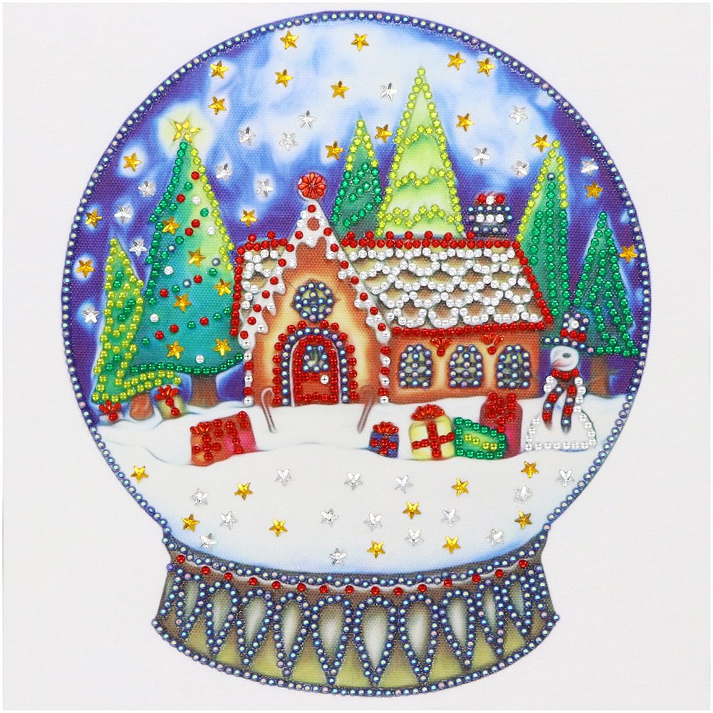 Diamond Painting - Special Shape - Christmas House