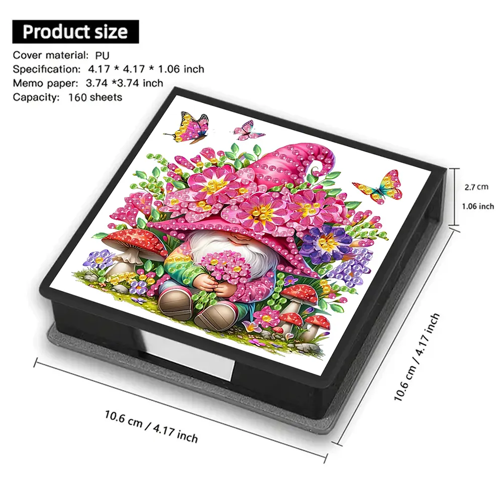 Goblin PU Diamond Painting Notecard Box Contains 160 Sheets of Paper