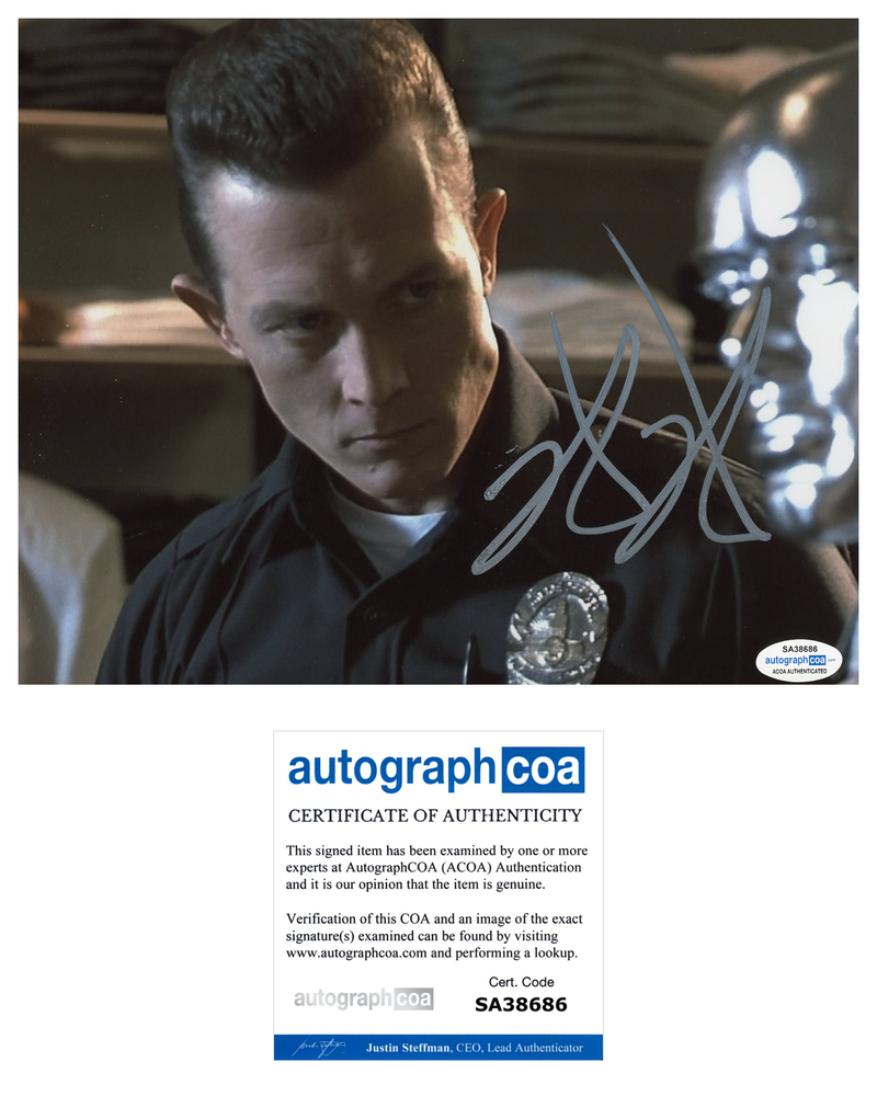 ROBERT PATRICK SIGNED 8X10 Photo Poster painting AUTOGRAPHED TERMINATOR 2 JUDGEMENT DAY 3