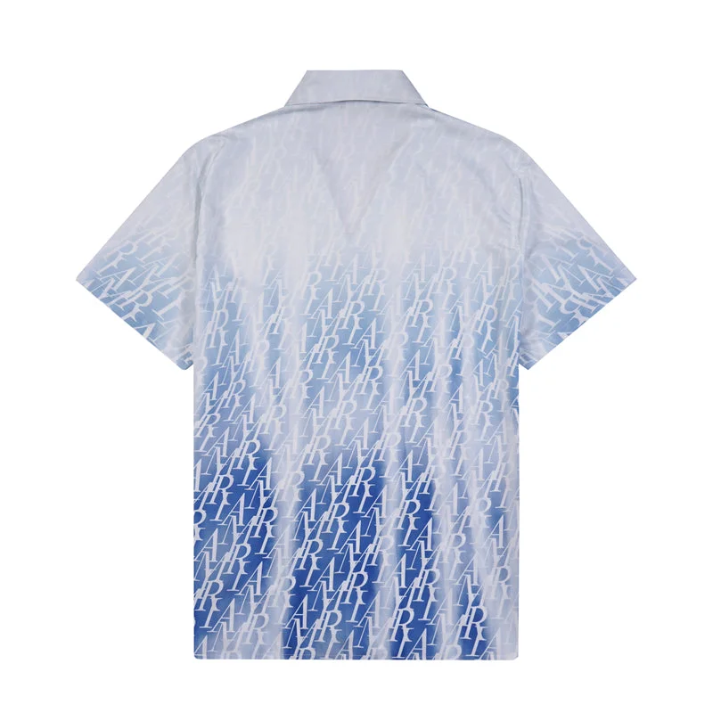 AMIRI 2023 new silk short-sleeved shirt