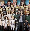 3D Decorative Paint of All Characters of Attack On Titan - Attack On Titan - Kalahome