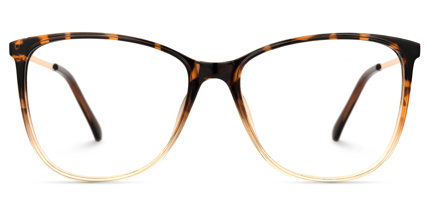 Kadin Braun-Tortoise Cateye Brille Braun-Tortoise