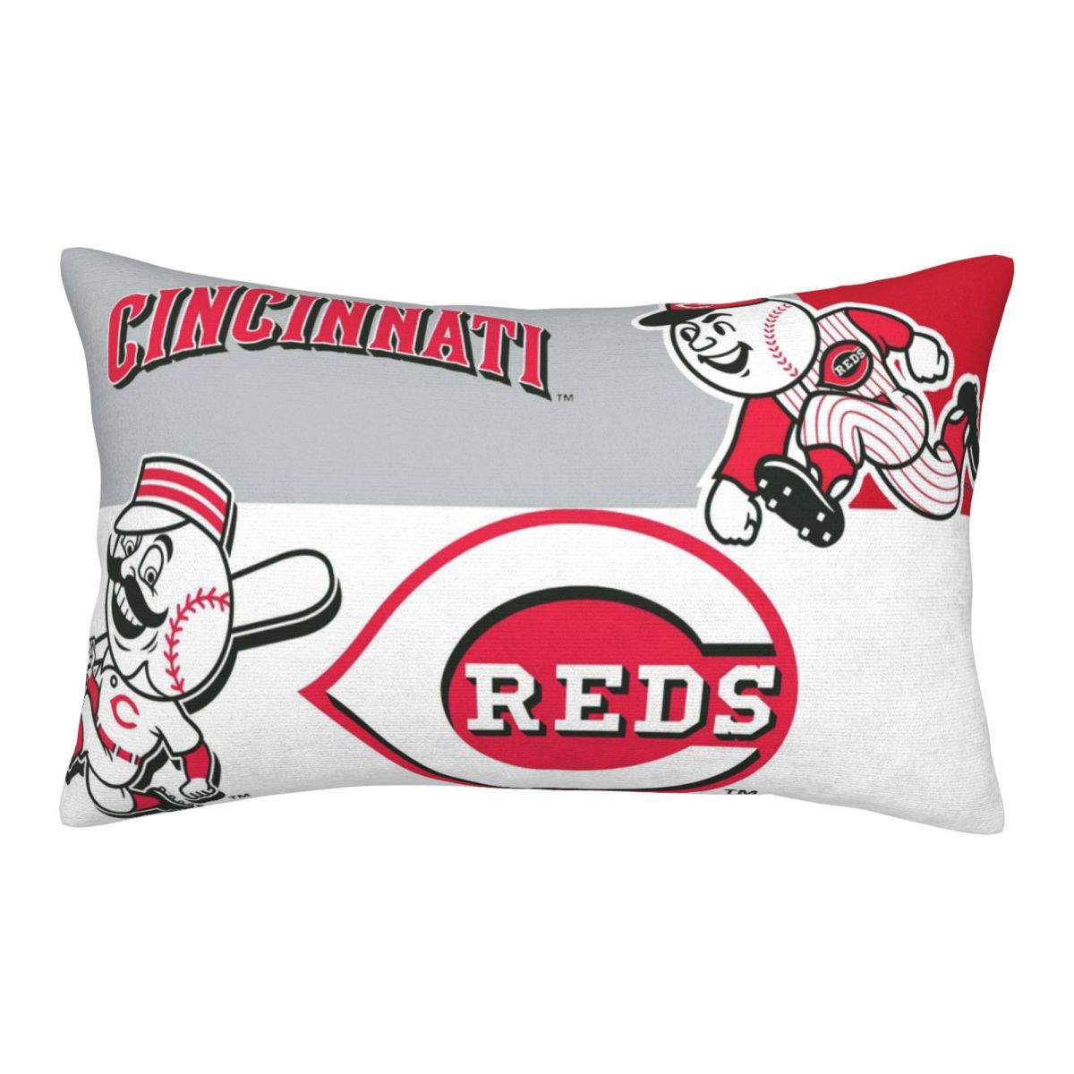 Cincinnati Reds Baseball Logos Pillowcase