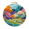 4 Set Colorful Landscape Series- Embroidery Kits
