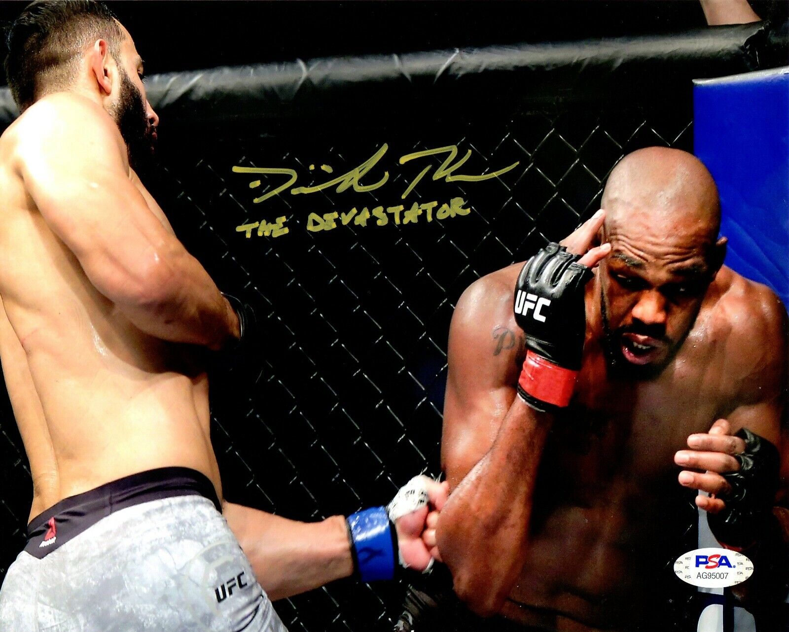 Dominick Reyes autographed signed inscribed 8x10 Photo Poster painting UFC The Devastator PSA