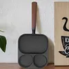 3 in 1 Omelet Pan Nonstick Frying Grill Pan for Burger Egg Ham Pancake Cookware