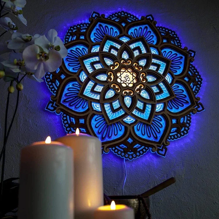 ✨Mandala Yoga Studio LED Night Light