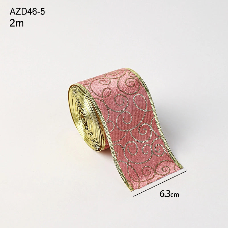 Christmas Nordic Style Minimalist Solid Color Polyester Casual Holiday Party Colored Ribbons Party Accessories