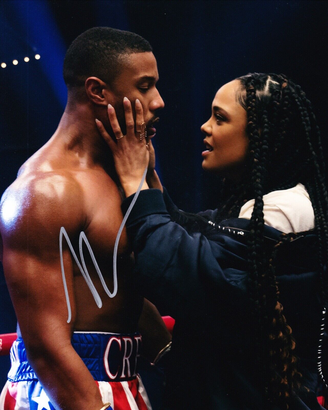 Tessa Thompson SIGNED 10X8 Photo Poster painting CREED II AFTAL COA (B)