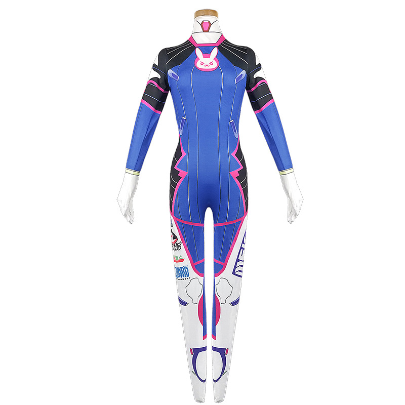 [Wetrose] In Stock Dva Cosplay Costume Overwatch 2 Classic D.va Hana Song Bodysuit Jumpsuit Combat Suit Full Set Halloween