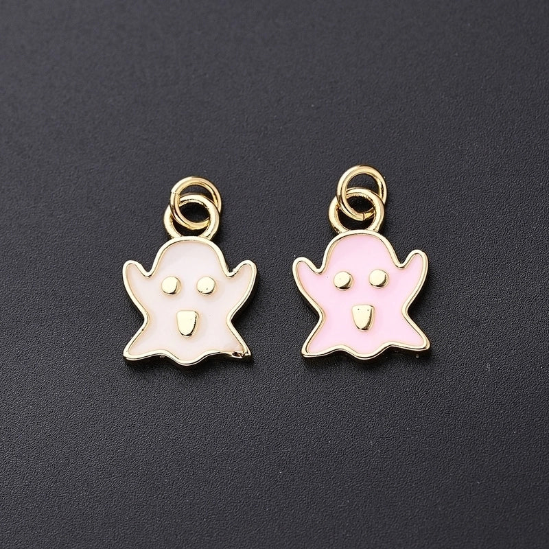 1 Pc/Package 16x12mm Hole 3~3.9mm Copper Gold Plated Grimace Polished Pendant