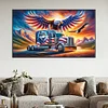 Diamond Painting- DIY Full Round Drill American Eagle(70*40 CM)
