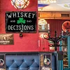 Whisky - Panneaux en &eacute;tain m&eacute;tallique(20*30cm/30*40cm)