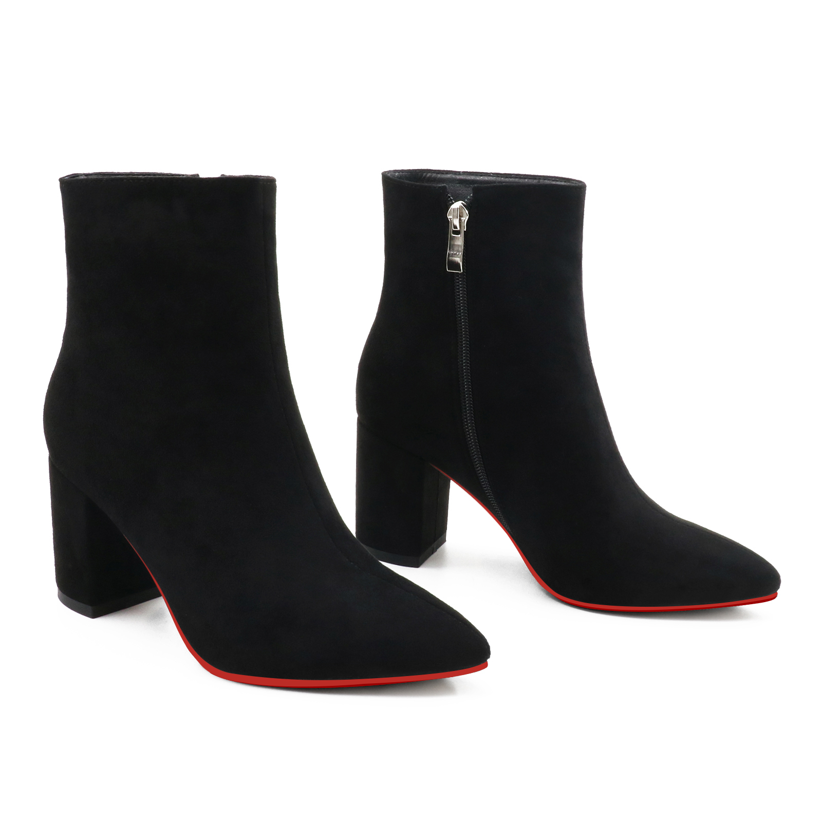 Red Bottom Ankle Boots