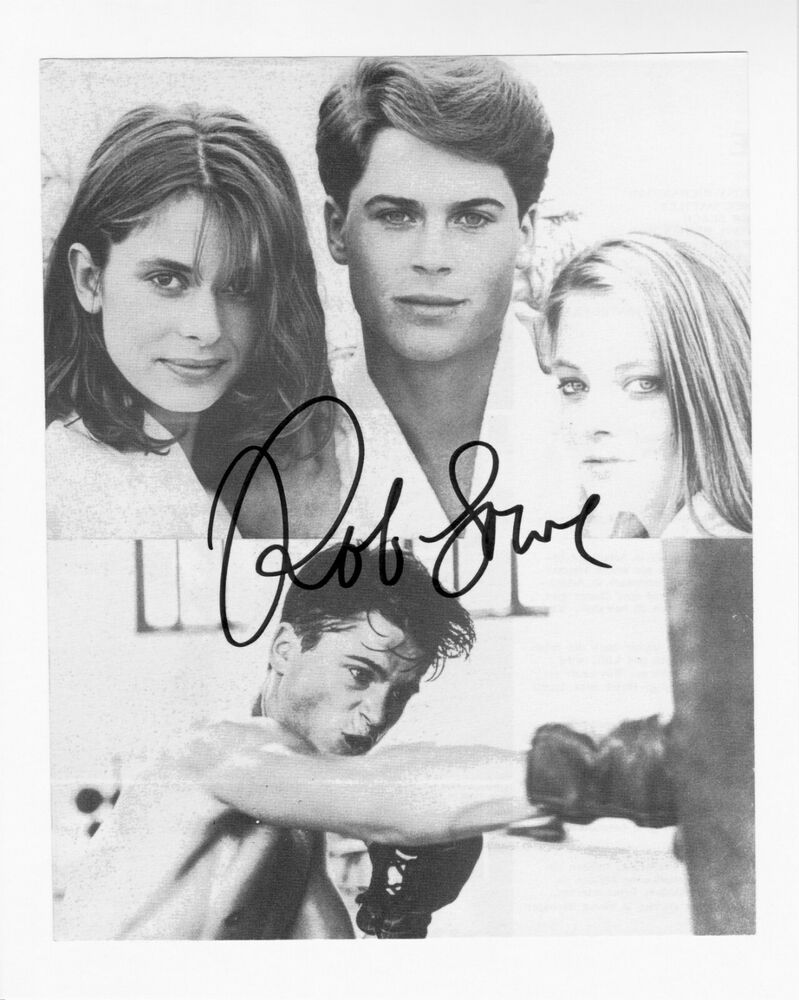 ROB LOWE signed HOTEL NEW HAMPSHIRE 7x9 uacc rd NASTASJA KINSKI JODIE FOSTER