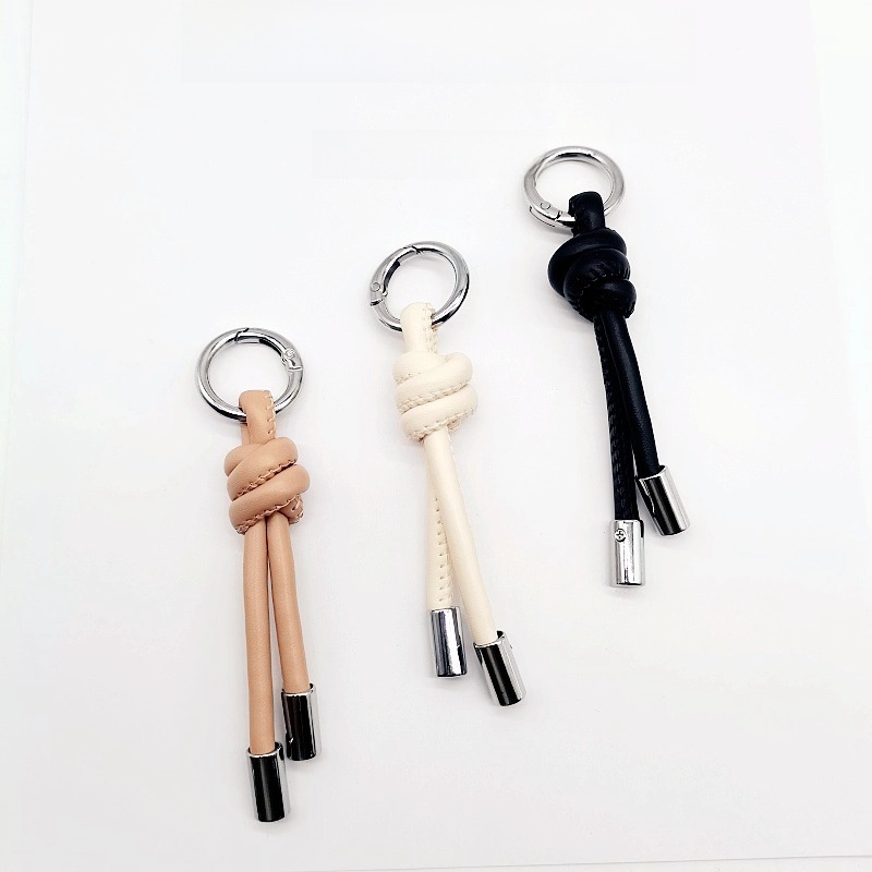 Pu Leather Solid Color Bag Charms