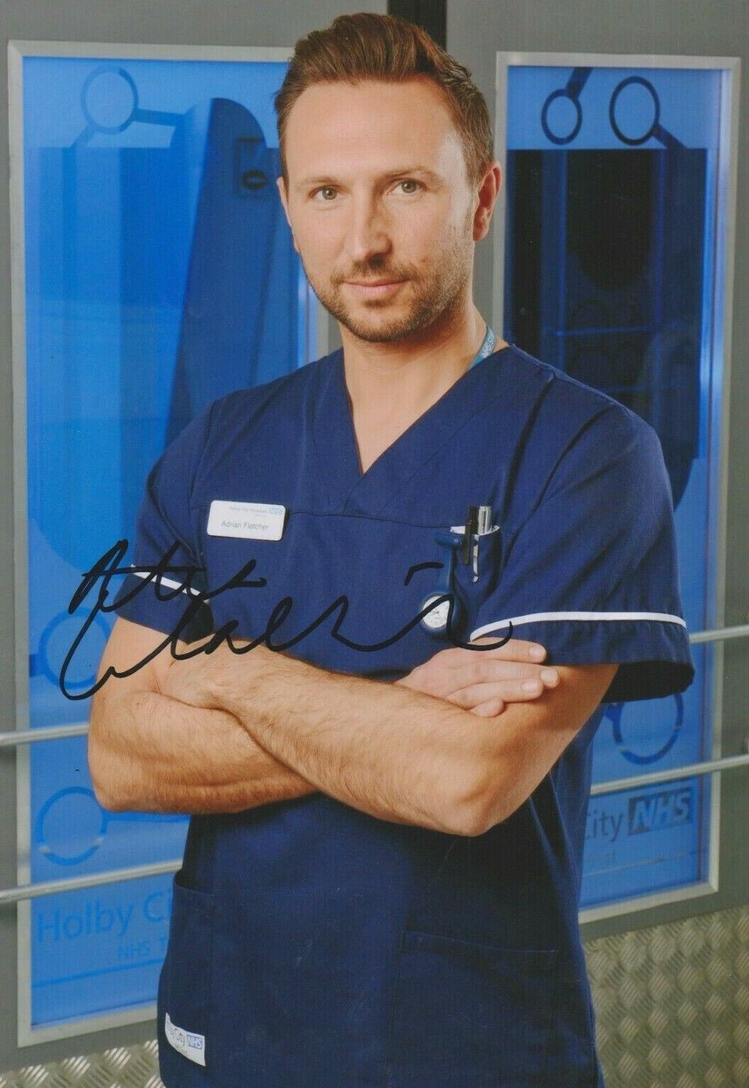 Alex Walkinshaw **HAND SIGNED** 12x8 Photo Poster painting ~ Holby City ~ AUTOGRAPHED