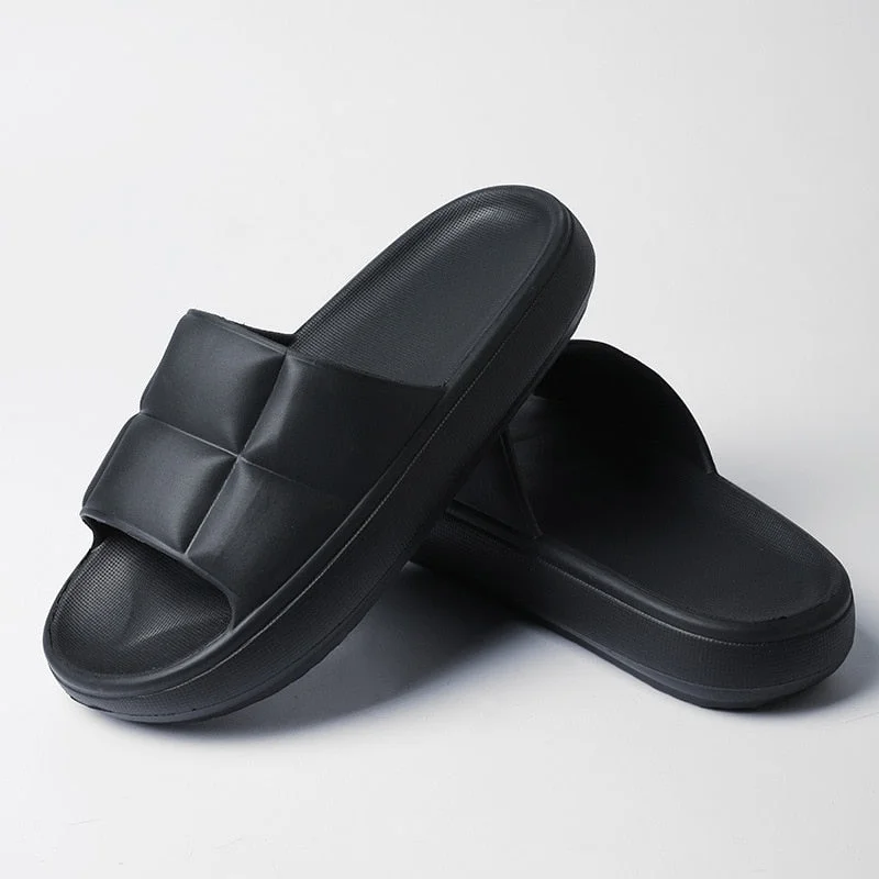 Female Fashion Thick-soled Slipper Male Summer Outdoor Non-slip EVA Sandals Couple Indoor Soft-soled Bathroom Men Shoes