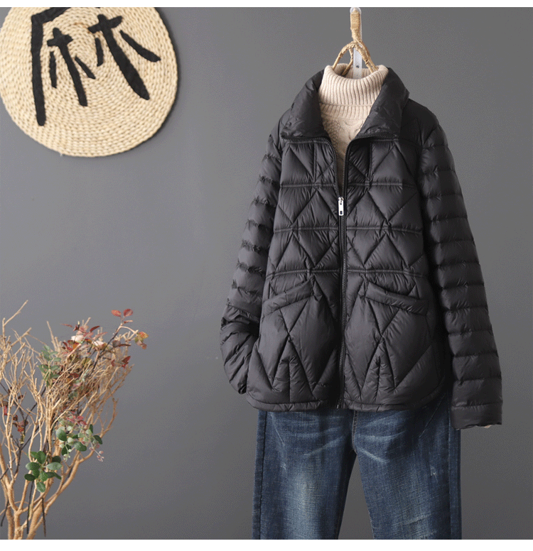 Toloer 2024 Winter New Light And Short Down Jacket Korean Version Fashion Slim White Duck Down Warm Small Coat Tide-Outfit Ideas