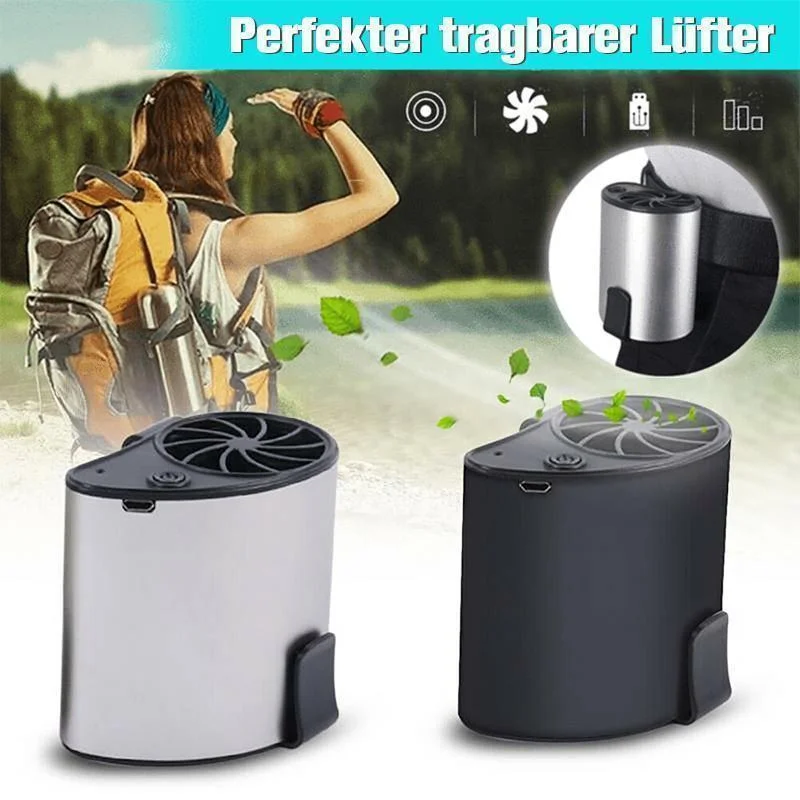 Meladen™ Tragbarer Mini-Hängender-Taillen-Ventilator