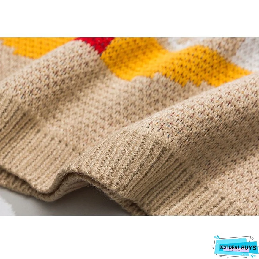 Funny Graphic Pattern Vest Sweater