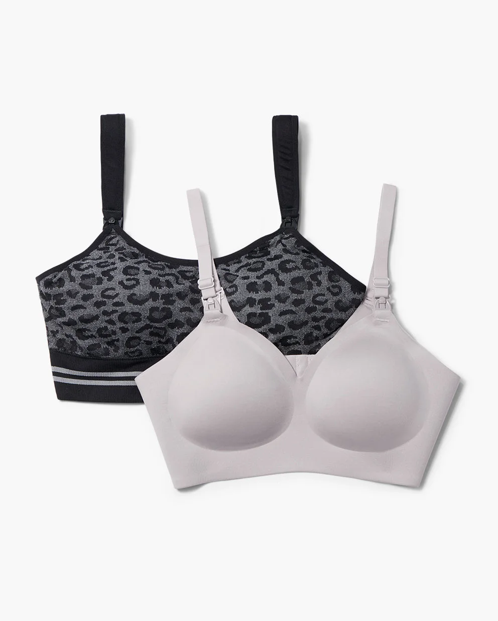 Seamless Wireless Nursing Bras and 4-in-1 Hands-Free Pumping Bra