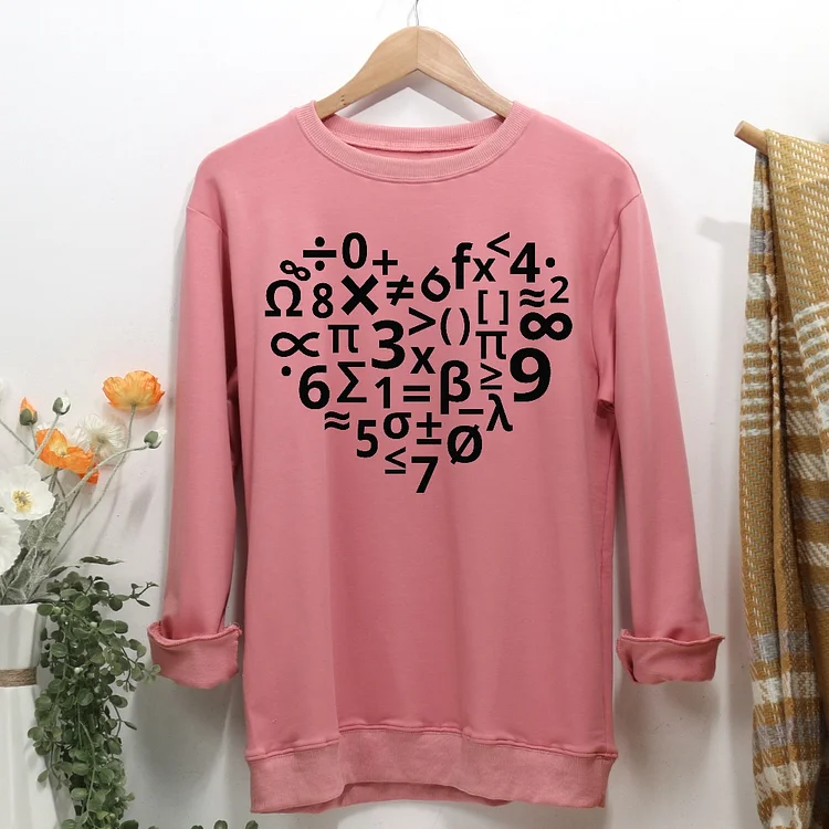 Sweatshirt Round Neck LS Flowers