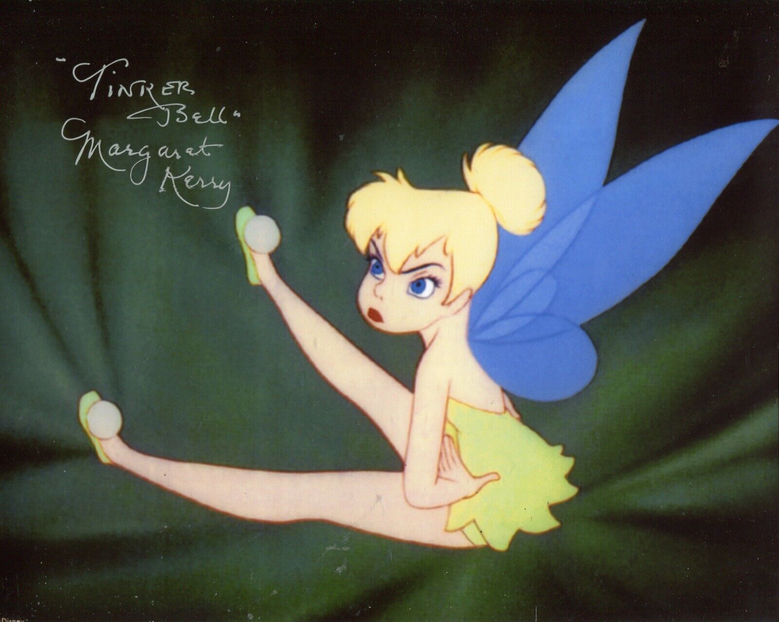 Margaret Kerry as Tinker Bell signed PETER PAN movie Photo Poster painting No4 - UACC DEALER