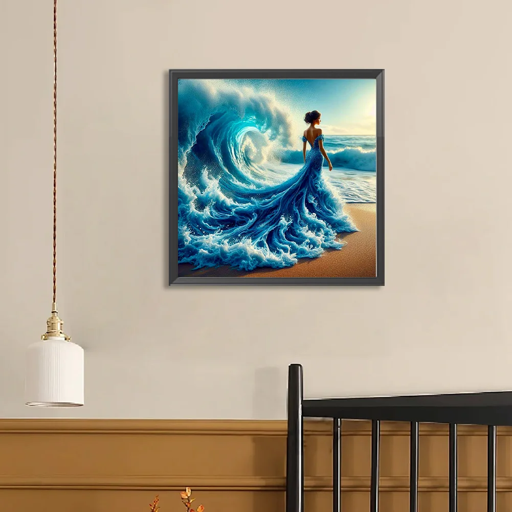 Diamond Painting - Full Round Drill - Waves Beauty(Canvas|40*40cm)
