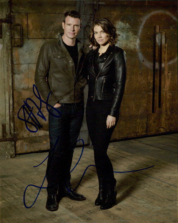 Whiskey Cavalier (Scott Foley & Lauren Cohan) signed 8x10 Photo Poster painting COA