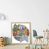 City Angel-14CT Stamped Cross Stitch 36*41cm/14.17*16.14in