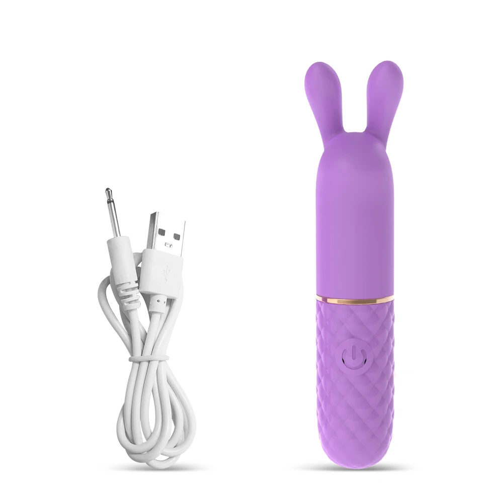 Subscriber Exclusive &mdash; Rabbit Mini Bullet Vibrator Strong Shock Clitoral Stimulator By Rose Toy