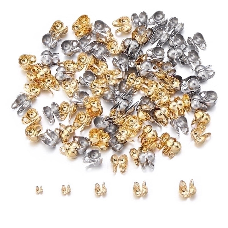 50 PCS/Package Stainless Steel Solid Color Jewelry Buckle Minimalist