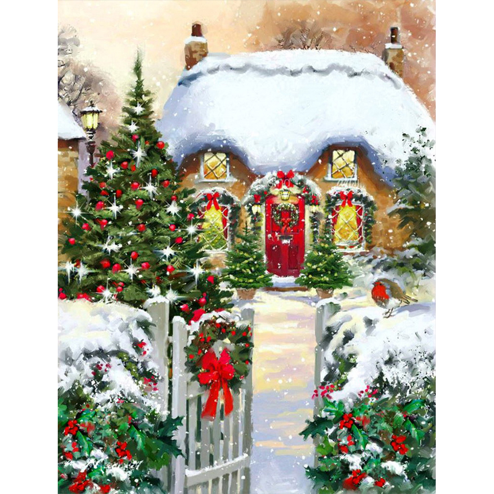 

Christmas Yard - Round Drill Diamond Painting - 40*50CM, 501 Original
