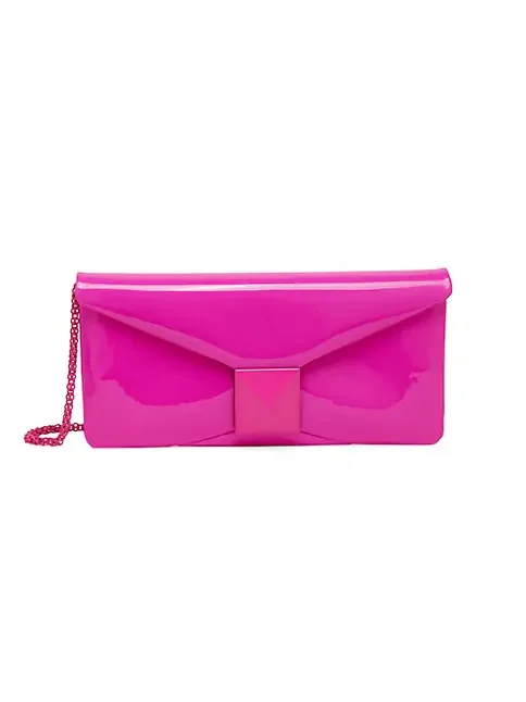 Valentino Garavani One Stud Patent Leather Clutch bag