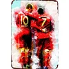 (Multi Style)Footballer - Metal Tin Signs(8*12Inch)