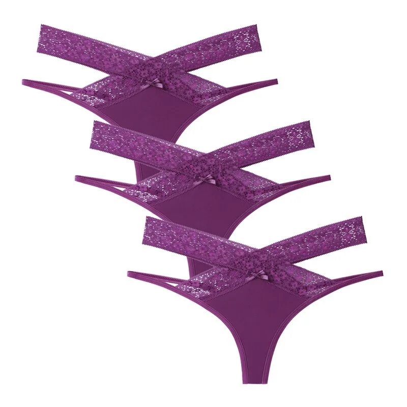 2021 Sexy Lace Panties Women Transparent Low-Waist Underpant Hollow Out Thong Female Seamless G-String Underwear Lingerie