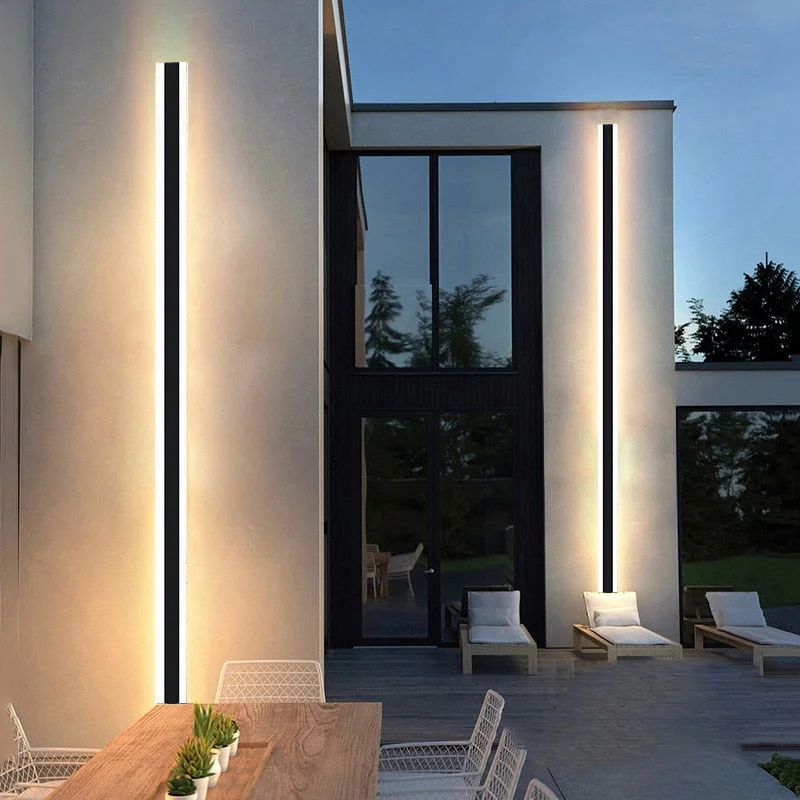 Modern Waterproof Outdoor Wall Lamp LED Super Bright  IP65 Light Garden Porch Landscape Sconce Light 110V 220V Sconce Luminaire