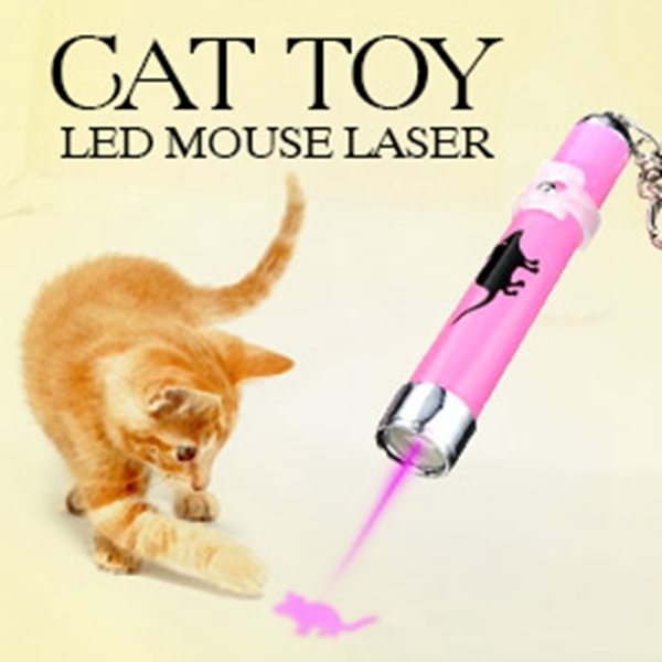 Amazingly Cat Toy Creative and Funny Pet Cat Toys LED Pointer Light Pen with Bright Animation Mouse | IFYHOME