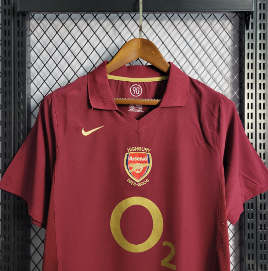 Retro 05/06 Arsenal Home Thai version Football shirt 1:1