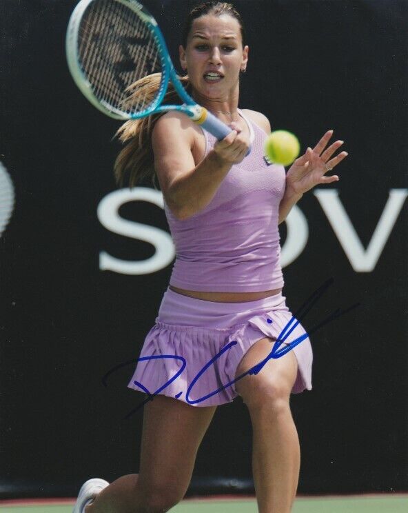 SEXY DOMINIKA CIBULKOVA SIGNED WTA TENNIS 8x10 Photo Poster painting #3 Autograph PROOF