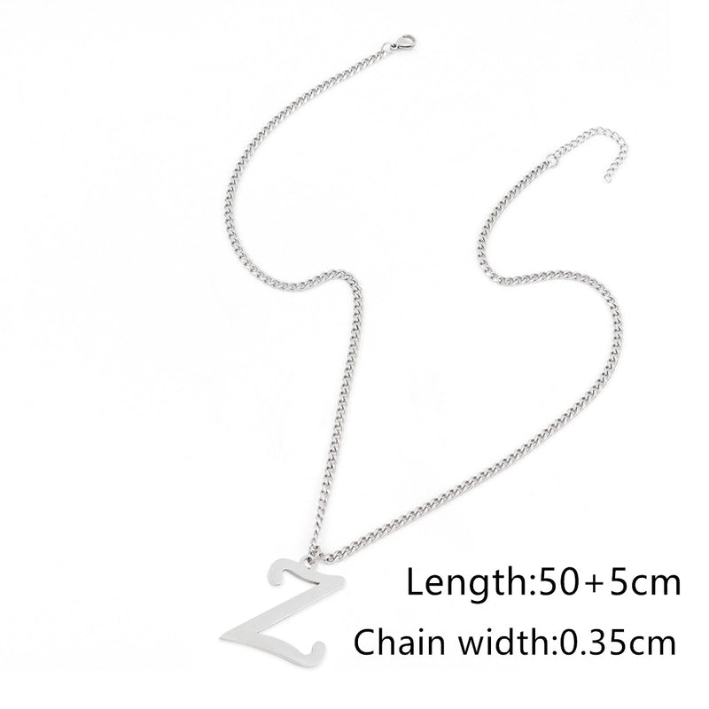 Retro Minimalist Classic Style Letter 201 Stainless Steel 304 Stainless Steel Men’s Pendant Necklace
