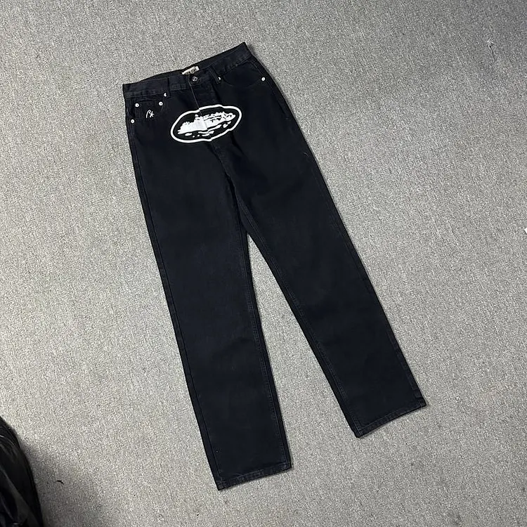 Corteiz Pants Loose Jeans Street Retro Straight