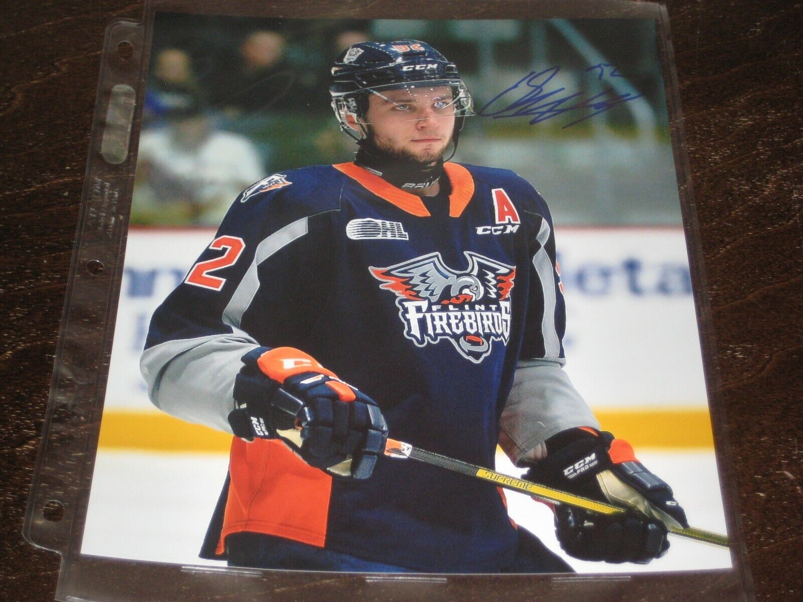 ETHAN KEPPEN autographed FLINT FIREBIRDS 8x10 Photo Poster painting #2