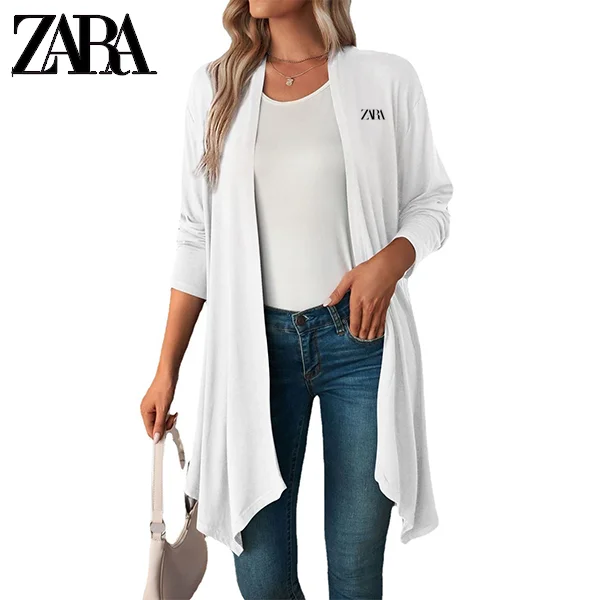 Nowy styl 2025 &ndash; kardigan z długim rękawem i luźny, długi top