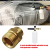 1/4 Inch F-M22 Brass Washer Adapter Quick Connection Foam Nozzle Brass Connector