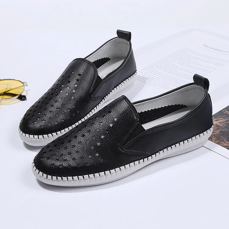 Hollow Flat Breathable Shoes  Stunahome.com